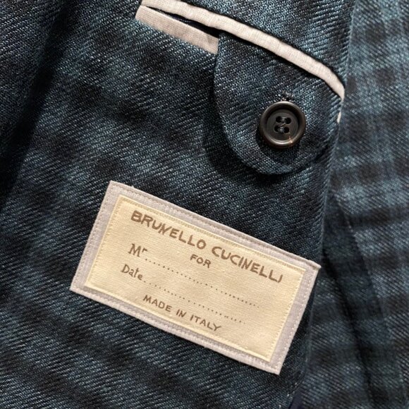 Brunello Cucinelli 3 button Linen Sports Jacket - Picture 4 of 6